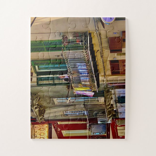 Laundry on the Balcony in Sicily (Vertikal)