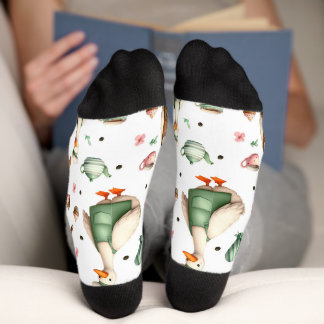 Launenhafte Küchenchef-Gänse, süße Farmgans Socken