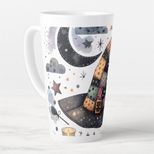 Launenhafter Hexenhut und himmlische Magie Milchtasse