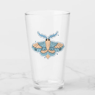 Launenhafter Himmelsnachtfalter — Sanftes Blau und Glas