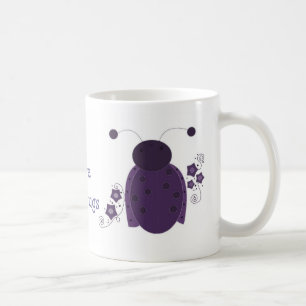 Launenhafter Purpur-Marienkäfer Kaffeetasse
