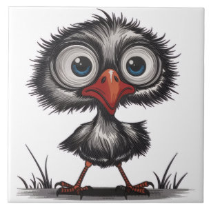 Launenhafter Vogel Fliese