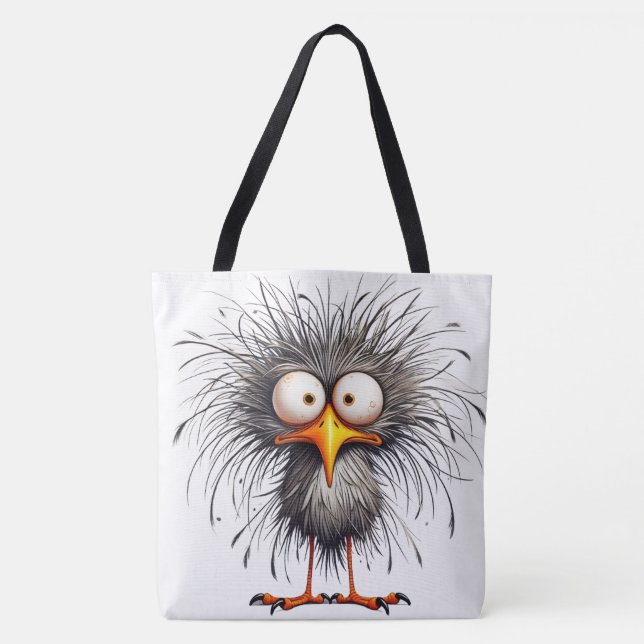 Launenhafter Vogel Tasche (Vorderseite)