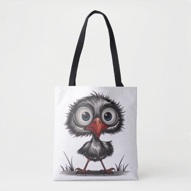 Launenhafter Vogel Tasche (Vorderseite)