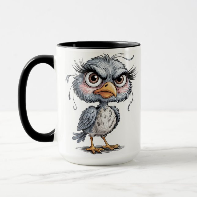 Launenhafter Vogel Tasse (Links)