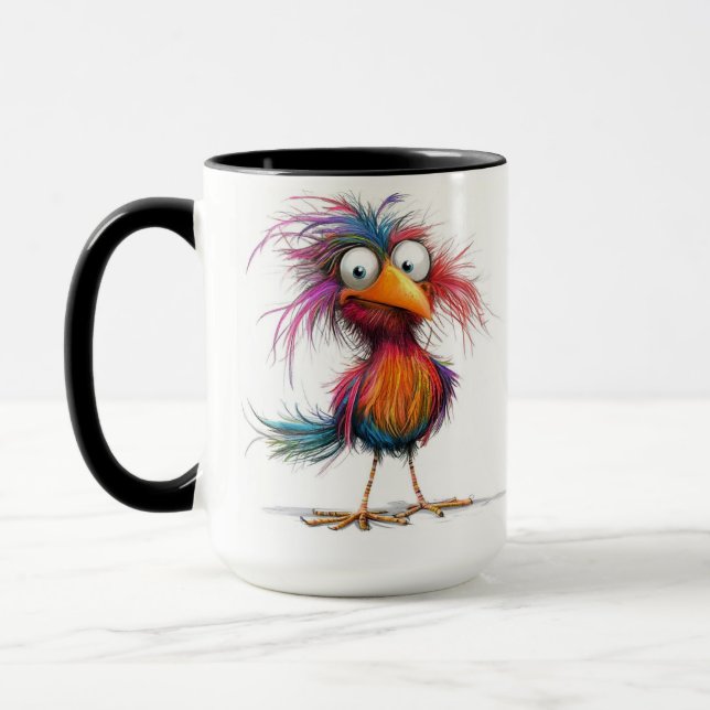 Launenhafter Vogel Tasse (Links)