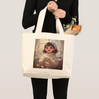 Launentasche Whimsical Girl Jumbo Stoffbeutel