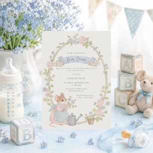 Launige Babyparty-Mäuse Einladung