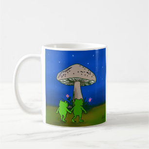 Launige Frosch-Reisegeschichte-Buch-Waldkunst-Tass Kaffeetasse