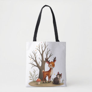 Launige Hirsch- und Igel-Tasche Tasche