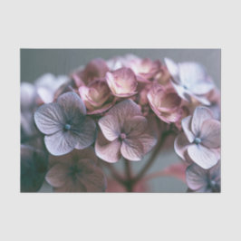 Launige Staubige Rosa-Mauve-Hortensien-Decoupage Seidenpapier
