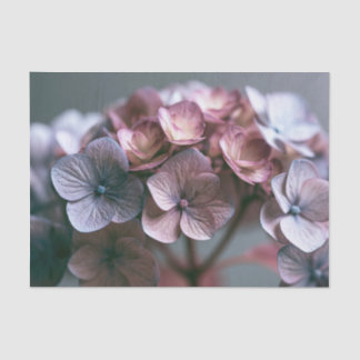 Launige Staubige Rosa-Mauve-Hortensien-Decoupage Seidenpapier