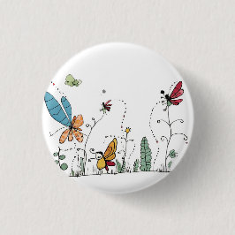 Launiger Käfer-Abzeichen, käferthematisierter Pin/ Button