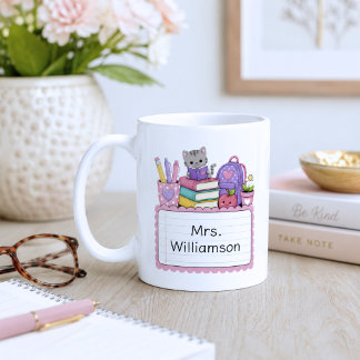 Launiger Lehrer-Monogramm Kaffeetasse