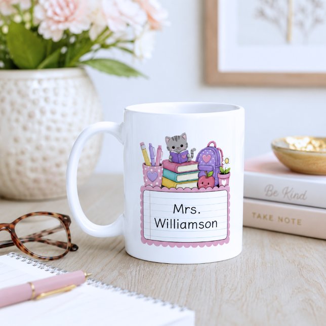 Launiger Lehrer-Monogramm  Kaffeetasse (Von Creator hochgeladen)