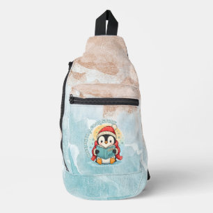Launiger Penguin-Leser Kunst-Tragetasche Crossbody Bag