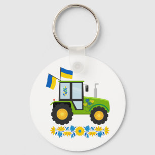 Launiger Ukraine-Traktor Schlüsselanhänger