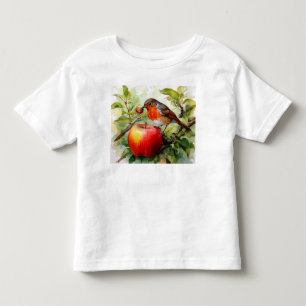 Launiger Vogel & Apfelgenuss Kleinkind T-shirt