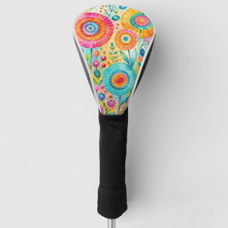 Launische Blumen Golf Headcover