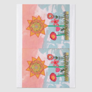 Launische Blumen Seidenpapier