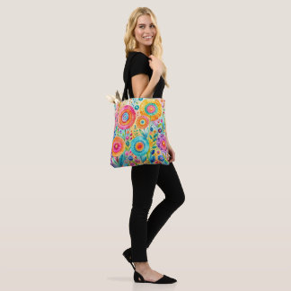 Launische Blumen Tasche