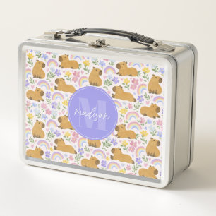 Launische Capybara-Metall-Lunchbox Metall Brotdose