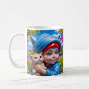 Launische Elf-Katze  Kaffeetasse