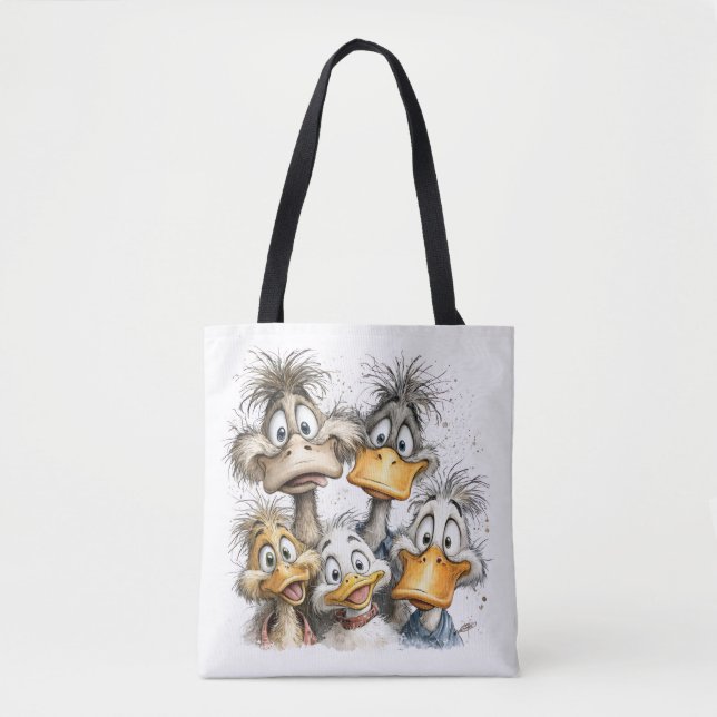 Launische Enten Tasche (Vorderseite)