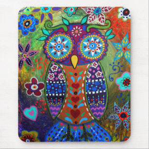 launische Eule Mousepad