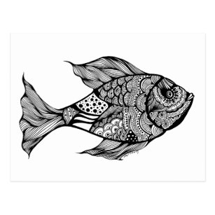 Fische Zeichnen Postkarten Zazzle Ch