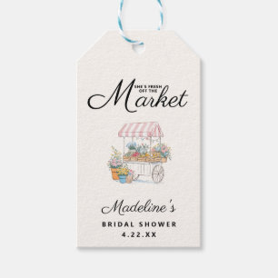 Launische Frisch Auf Dem Markt Brautparty Geschenkanhänger