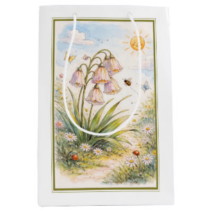 Launische Frühlingsglockenblumen Garten Mittlere Geschenktüte