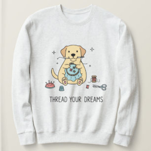 Launische Hund- und Bastel-Hobby-Liebhaber Bekleid Sweatshirt