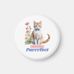Launische Katze „Absolut Purrrfect“ Magnet