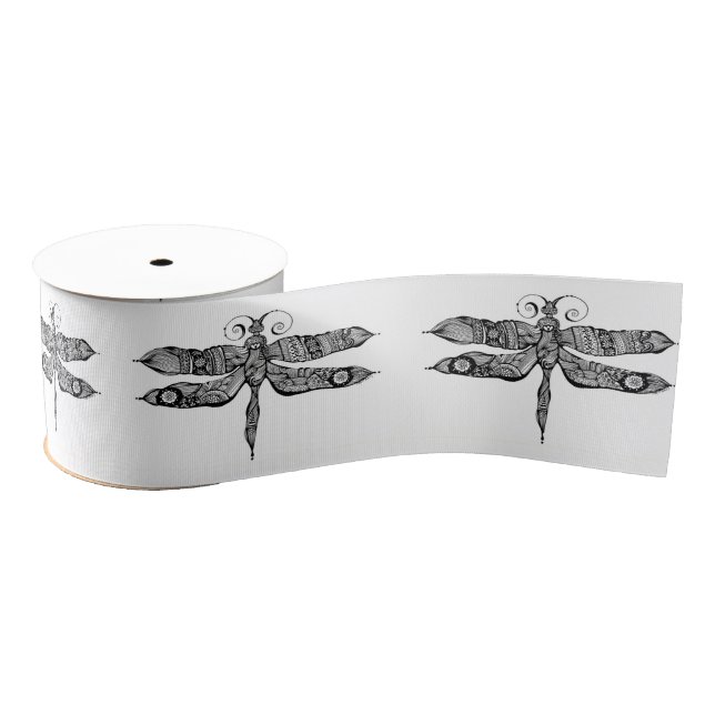 Launische Libelle Ripsband (Spule)