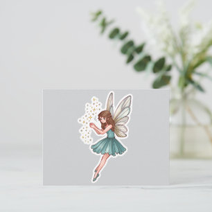 Launische Magische Fee Postkarte