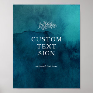 Launische Ozean-Aquarellkarten und Geschenke Indiv Poster