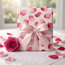Launische Rosenblüten  Geschenkpapier Set