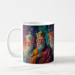 Launische Schneemann-Weihnachtsgrafik Kaffeetasse