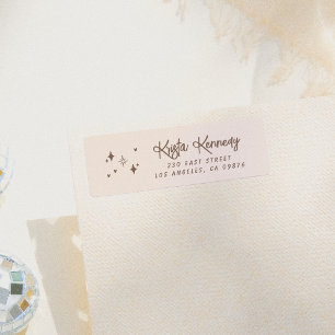 Launische Sparkles & Herzen Rücksendeadresse