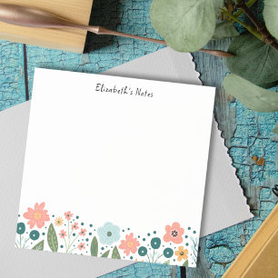 Launische Süße Retro-Blumen Wilde Blumen Floral Post-it Klebezettel