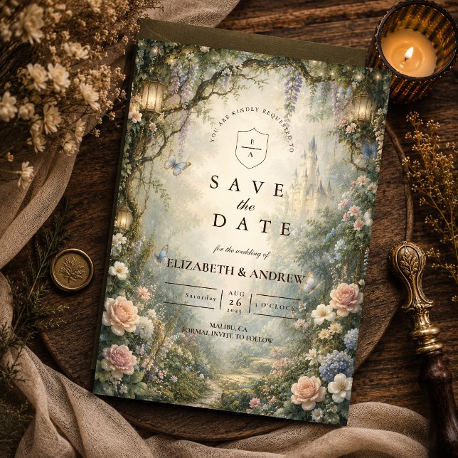 Launische Waldfee-Hochzeit Save The Date (Von Creator hochgeladen)