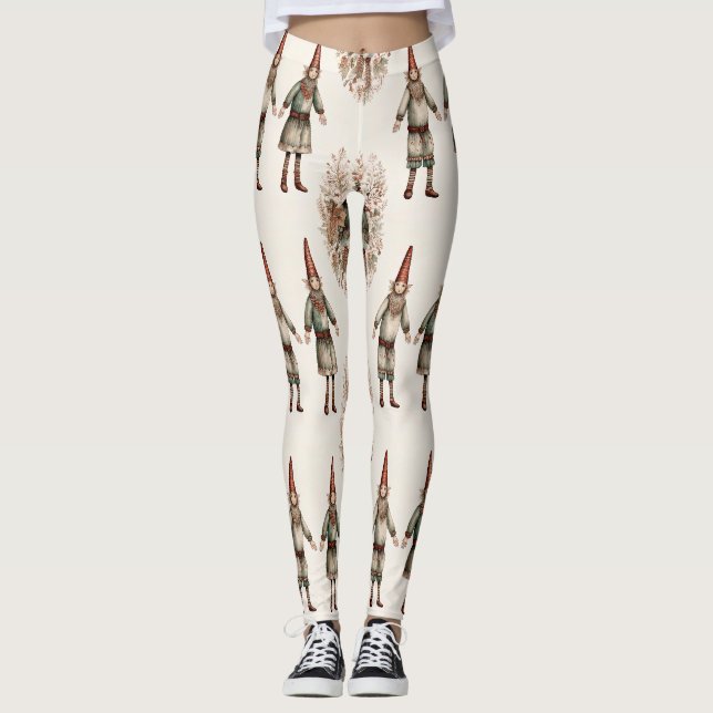 Launische Waldgnome & Botanik (2) Leggings (Vorderseite)