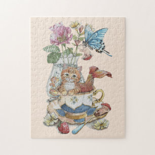 Launische Wasserfarben-Purrmaid-Tassenglobe