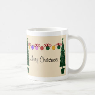 Launische Weihnachtsbäume Tasse