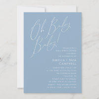 Launischer Dusty Blue Oh Baby Baby! Gemeinsame Bab