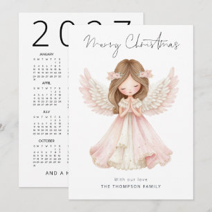 Launischer Engel 2027 Kalender Frohe Weihnachten