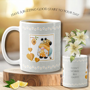 Launischer Gnom Keine Sorge Biene Glückliche Gänse Kaffeetasse