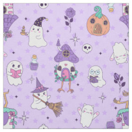 launischer lila Halloween unheimlicher Geist gruse Stoff