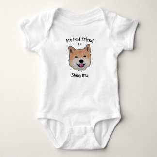 Launischer mein bester Freund ist ein Shiba-Inu-Hu Baby Strampler